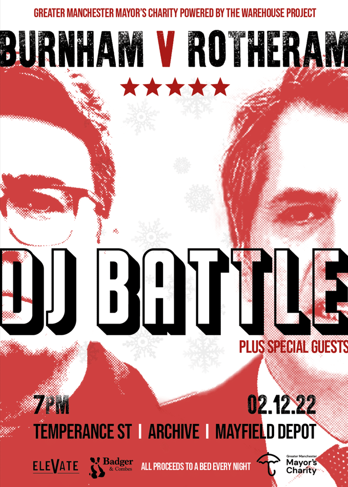 Metro Mayors Andy Burnham and Steve Rotheram to face off in charity DJ battle for ‘A Bed Every Night’