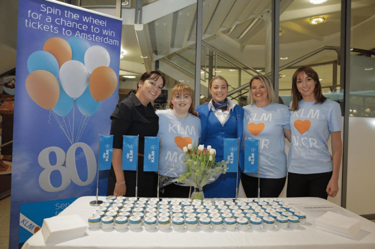 KLM celebrates 80 years of linking Manchester to the World