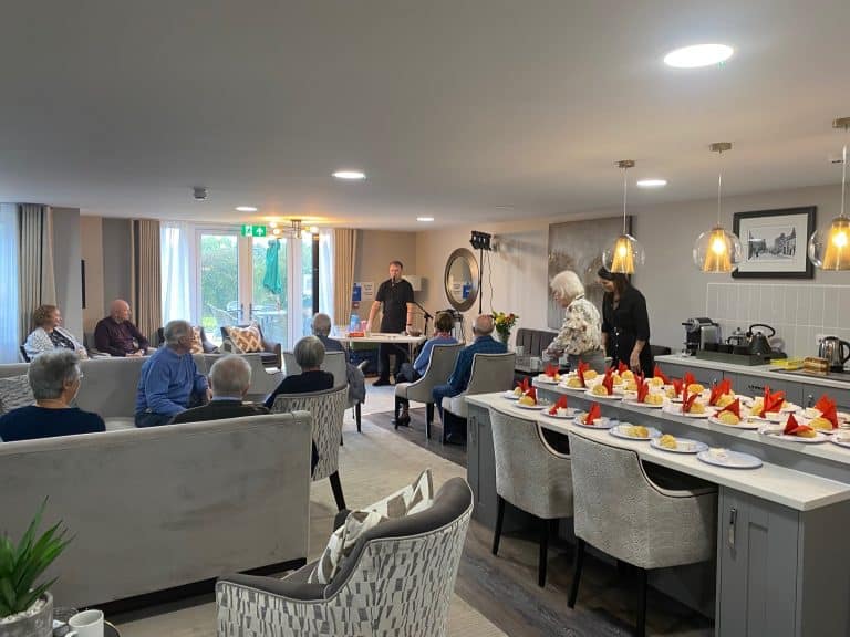 GARSTANG RESIDENTS ENJOY SWEET TREATS AND SULTRY SOUNDS WITH ANDREW LLOYD