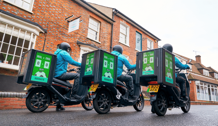 FROM ‘BACK OF THE NET’ TO ‘BACK OF THE BOXES’, DELIVEROO DELIVERS THE FOOTBALL ‘ROOSULTS’ TO THE NATION