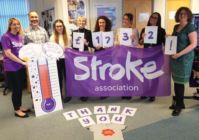 Sunny Thinking raises £1700 for the Stroke Association