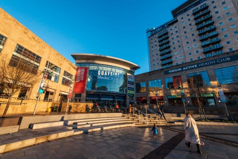 Quayside MediaCity one of two shopping centres to become the first in the UK to gain net zero carbon status