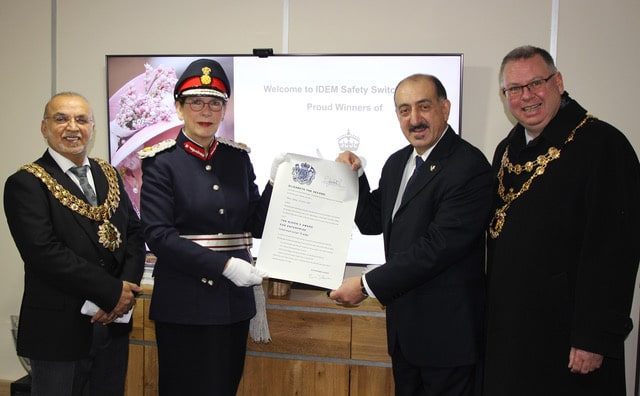 His Majesty’s Lord Lieutenant for Greater Manchester presents the UK’s most prestigious award to Greater Manchester company.