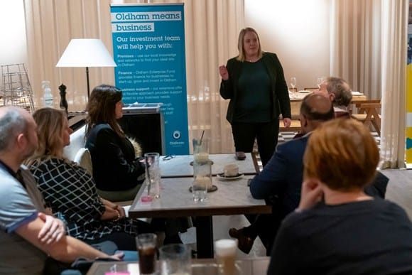 Oldham Council commends Royton’s businesses with a networking event