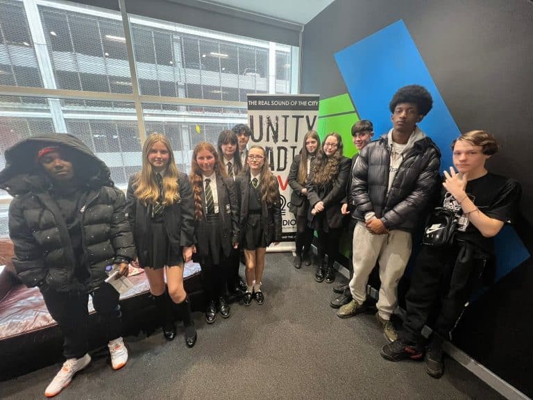 Unity Radio Welcomes Manchester Schools for Studio Tours