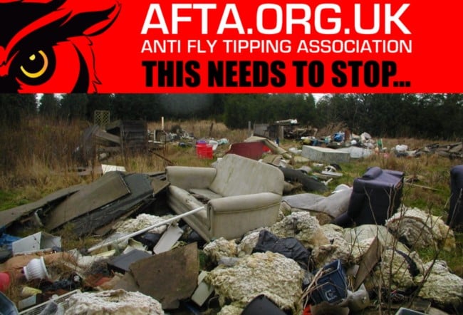 We’re AFTA You – AFTA takes action against fly-tipping across the UK