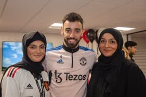 Alisha meets Bruno Fernandes