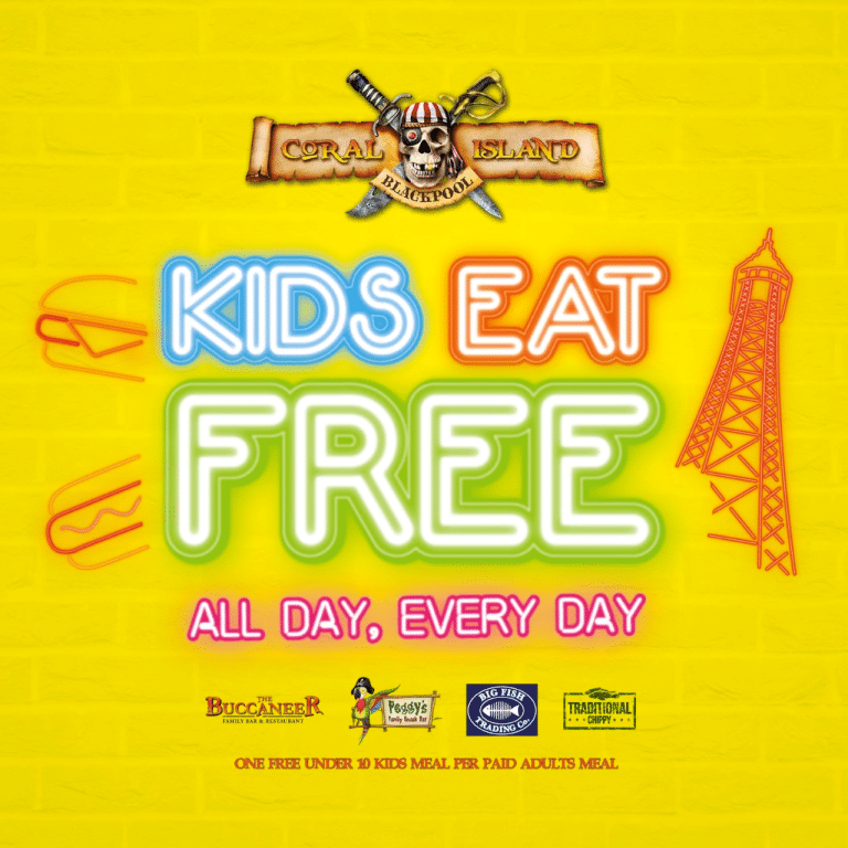 Kids Eat Free at Coral Island: Re-Launched