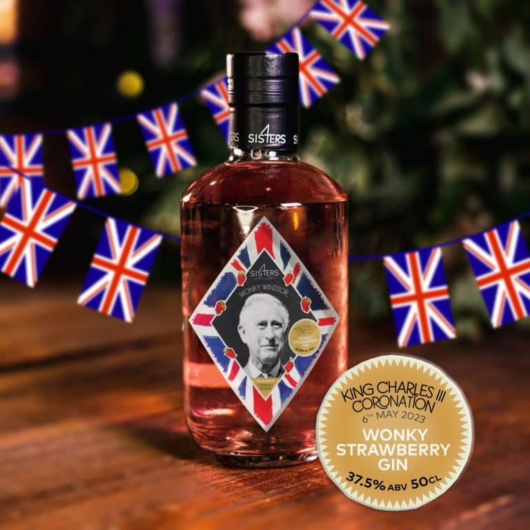 ‘Wonky Windsor’: Sustainable Gin to be Launched by Four Sis4ers Distillery in Honour of Coronation of King Charles III