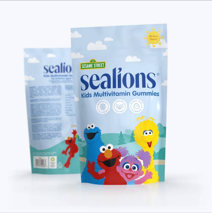 The UK’s Leading Health and Wellness Brand Launch Vitamin Gummies in Collaboration with Sesame Street