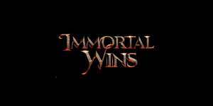 immortal wins casino logo image