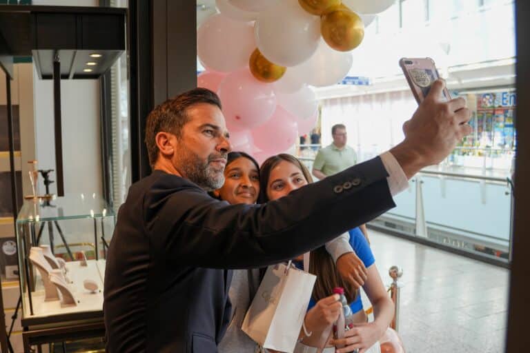 Gethin Jones touches down in Bristol with Clogau