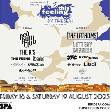 This Feeling By The Sea announce competition winners to perform on same bill as indie heavyweights Red Rum Club & The Lathums