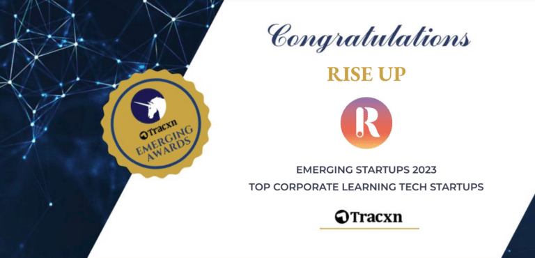 Rise Up awarded by Tracxn as a “Minicorn” Emerging Startup of Corporate Learning