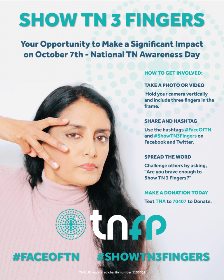 “#ShowTN3Fingers” Campaign Raises Nationwide Awareness on International Trigeminal Neuralgia Day, October 7th